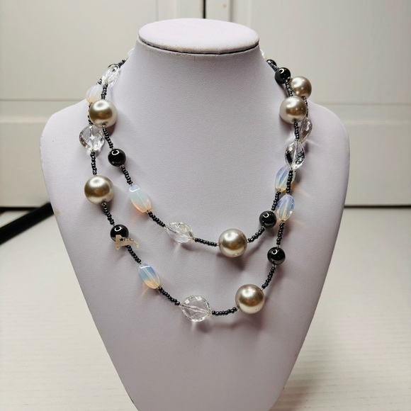 STUDIO WORKS Large Beaded Necklace - Picture 2 of 4